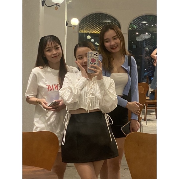 Áo sơ mi croptop ONON