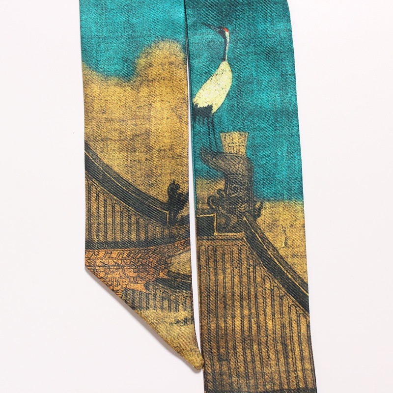 Khăn Choàng Cổ Dài In Họa Tiết Sang Trọng Thời Trang Cho Nữ