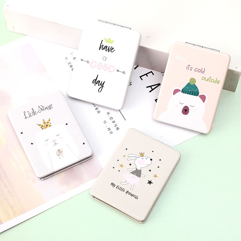 Gương gập mini hai mặt bỏ túi lovelyhouse G2M