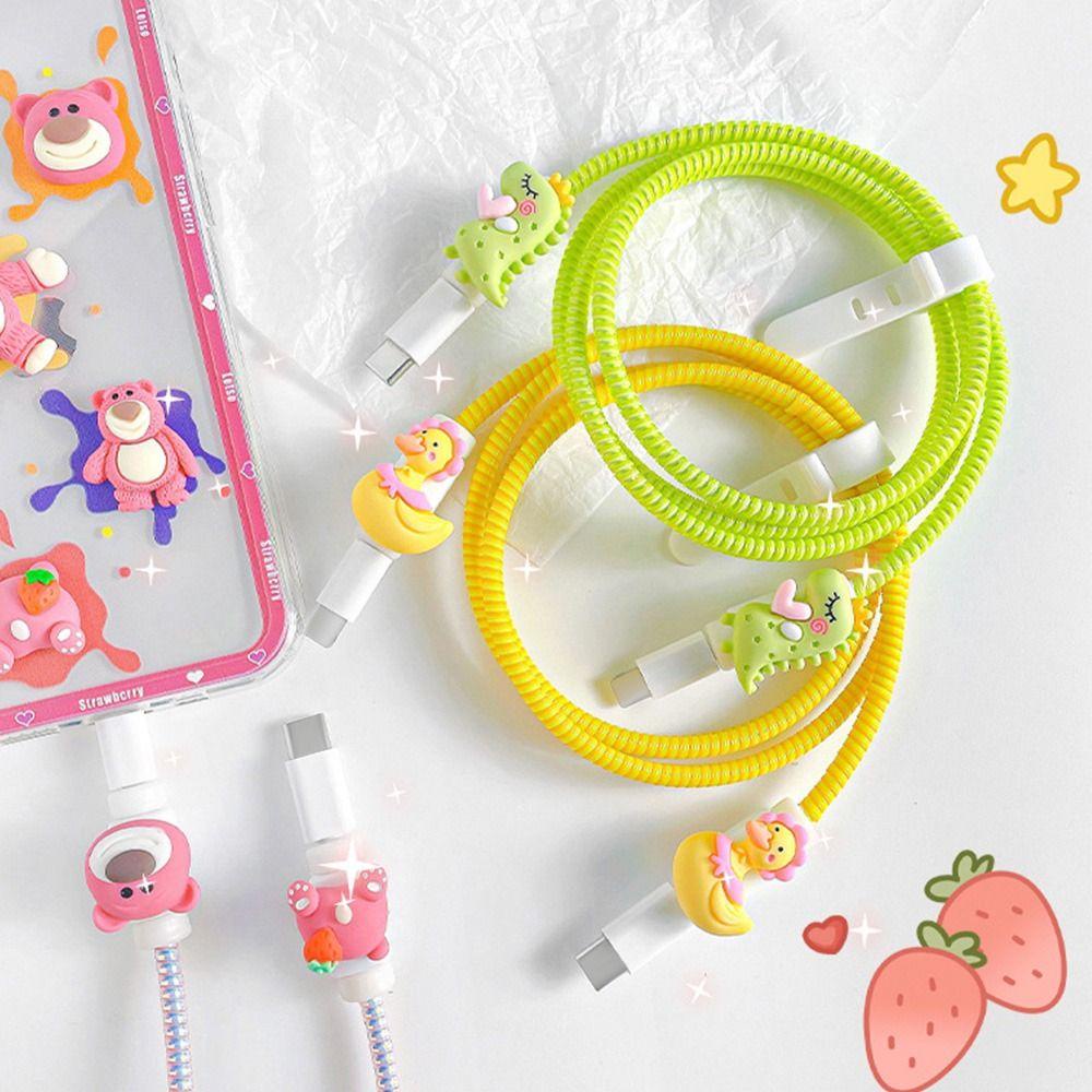 BEBETTERM Dụng Cụ Quấn Bảo Vệ Dây Cáp USB Mềm Mại