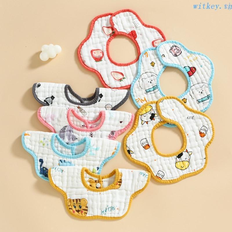 Khăn Quàng Cổ Xoay 360 Độ Cho Bé Ăn Dặm Tiện Dụng