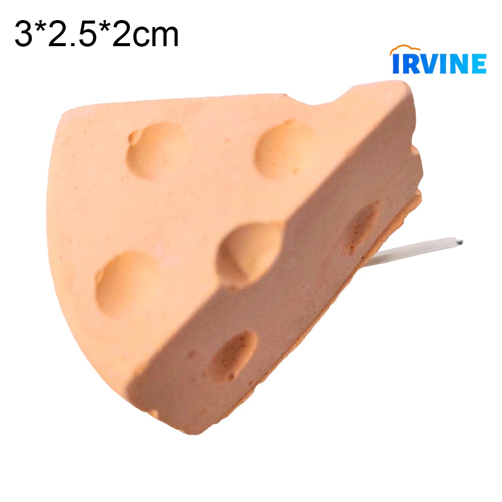 Đồ Chơi Đá Khoáng Chất Mài Răng Hình Phô Mai Cho Thỏ / Chuột Hamster