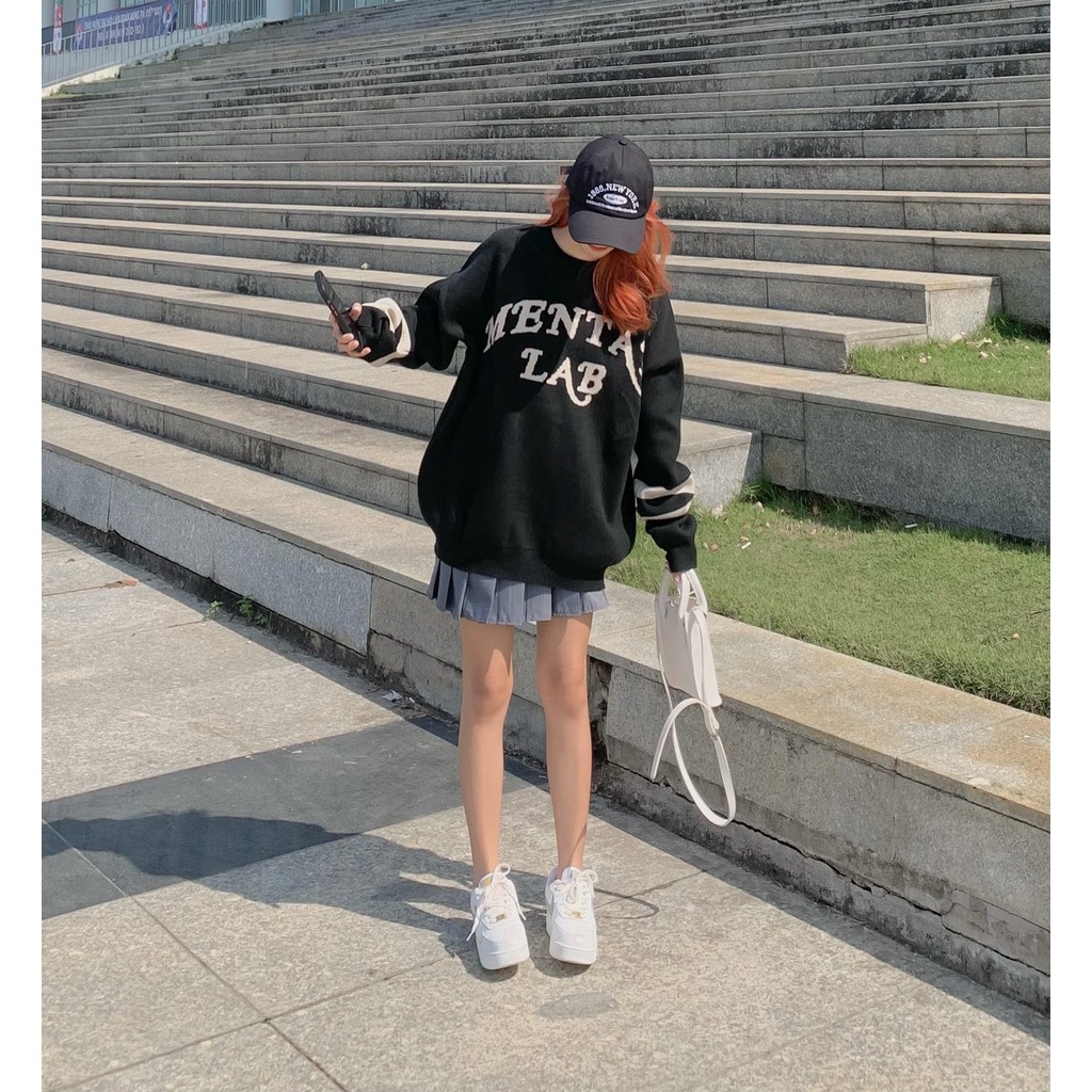 Áo Sweater Dệt Len Cao Cấp MENTAL® ESSENTIAL KNIT SWEATER