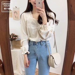 (ORDER) Áo sơ mi tay bồng vintage