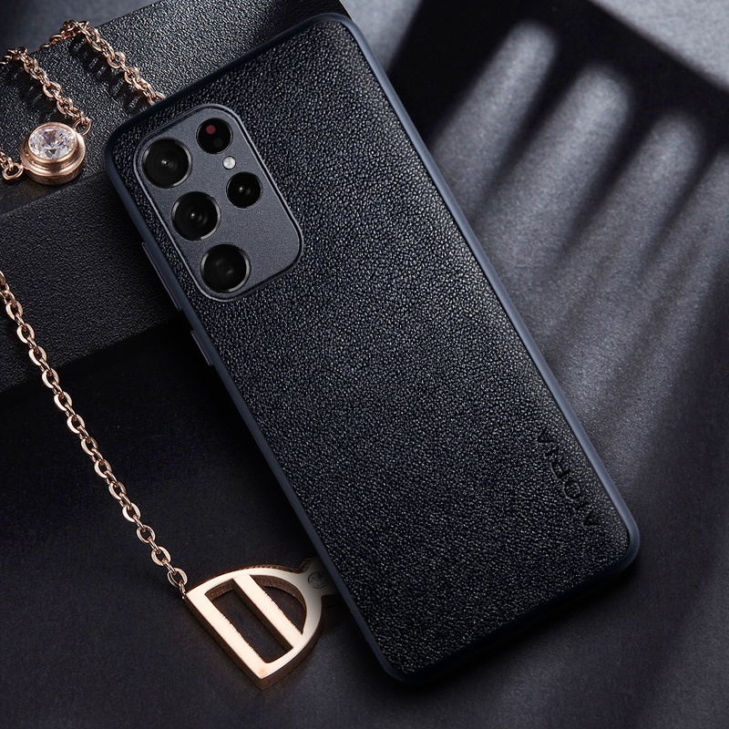 Ốp Bao Da Điện Thoại pu Phong Cách retro Cho samsung galaxy s23 ultra plus 5g galaxy s23 ultra Ốp