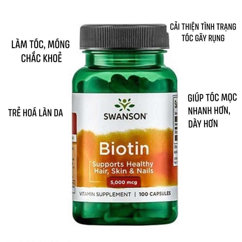 Biotin kích mọc tóc