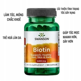 Biotin kích mọc tóc