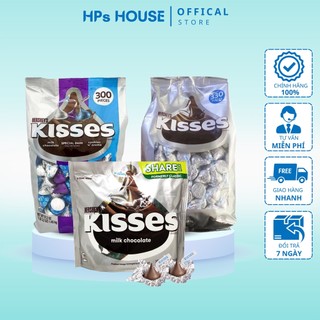 <HSD: 12/2024> KẸO SOCOLA KISSES MỸ CÁC LOẠI - CÓ NHÂN VÀ KHÔNG NHÂN