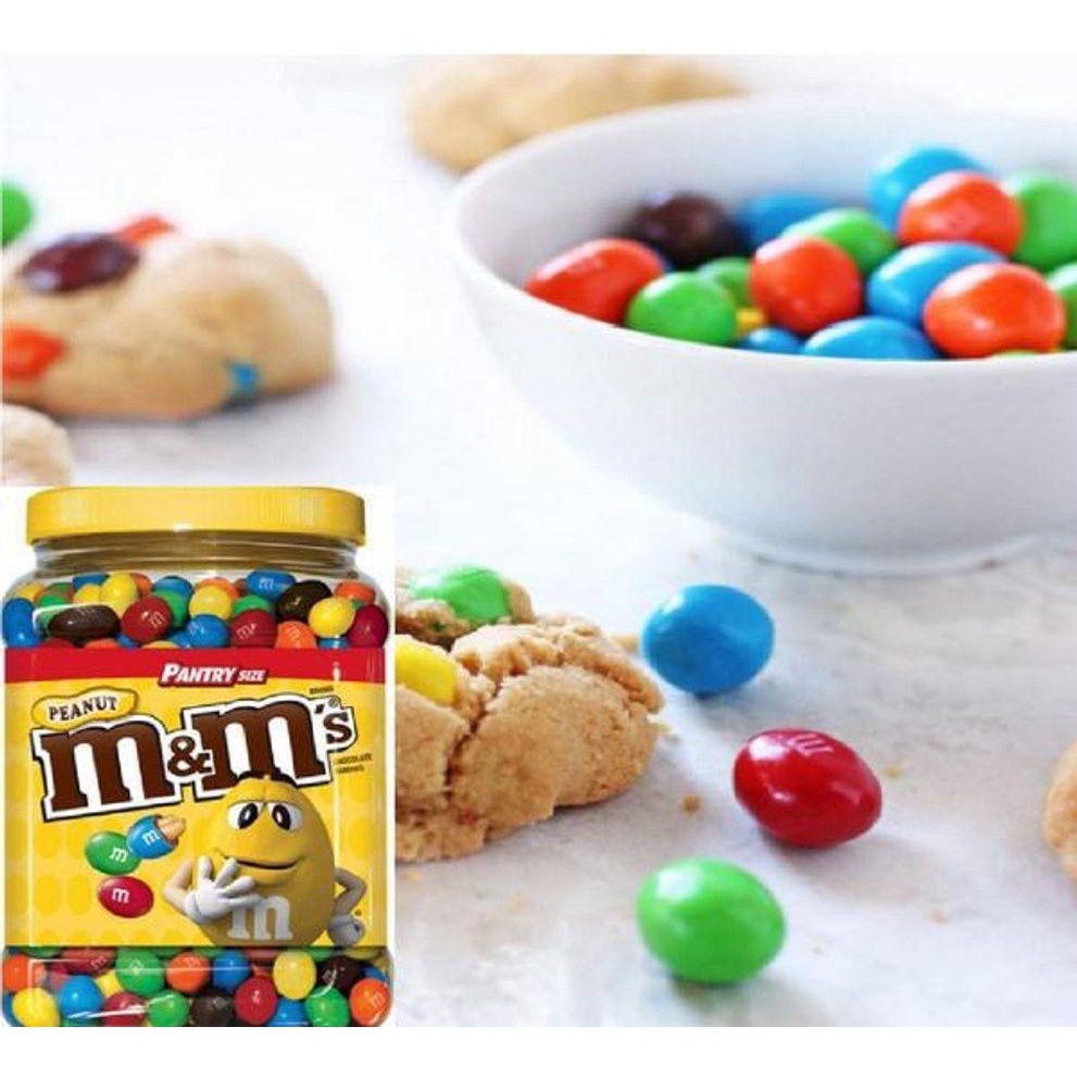 [Ảnh thật] Sản phẩm Socola M&M's Milk Chocolate/ Peanut, Vàng/ Nâu 1.8 kg