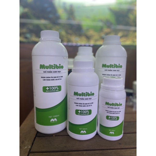 Vi sinh Multibio- xử lý làm trong nước bể cá, bể thuỷ sinh