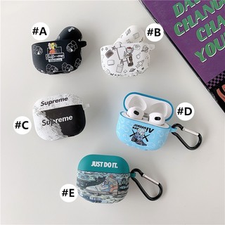 Vỏ bảo vệ hộp sạc tai nghe họa tiết hoạt hình Kaws độc đáo thích hợp cho Airpods 1 2 3