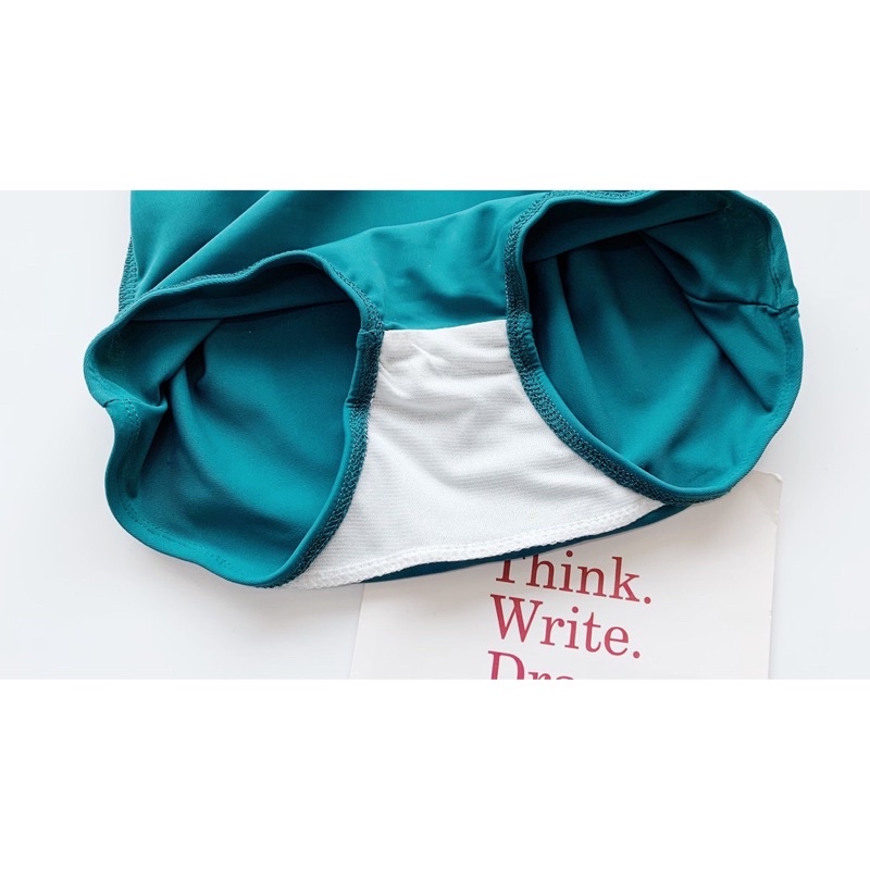 Bikini Đồ Bơi Viền Ren Đính Ngọc Dành Cho Bé Gái Siêu Hot Hàng QC