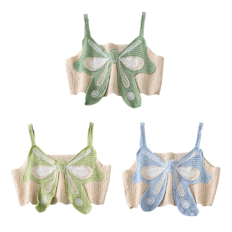 Áo Hai Dây Dệt Kim Thêu Hoa Thời Trang Cho Nữ