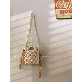Túi đeo chéo lưới - Ollin bag crochet - Tote bag