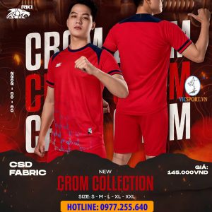 Quần Áo Thương Hiệu RIKI CROM Chất Lượng Cao Cấp, Áo Đá Bóng Không Logo - Vicsport