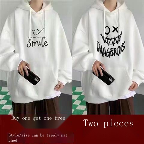 Áo Khoác sweater Lông Cừu Có Mũ Trùm Đầu Phiên Bản Hàn Quốc Hợp Thời Trang Thu Đông Dễ Phối Đồ Cho Nam