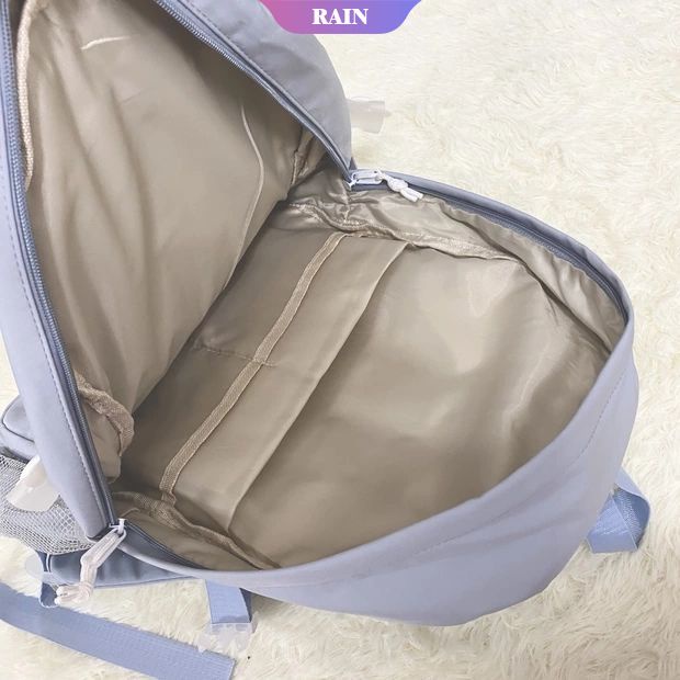 Ba Lô Đựng Laptop Bằng Nylon Chống Nước Nhiều Ngăn Họa Tiết Hoạt Hình Sanrio Cinnamoroll Kuromi My Melody Dễ Thương Phong Cách Nhật Bản Cho Nữ [RAIN]