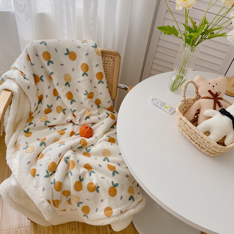 Babyfair Chăn trẻ em Phim hoạt hình dễ thương mềm mại thoải mái cho Văn phòng tại nhà Trường đi du lịch