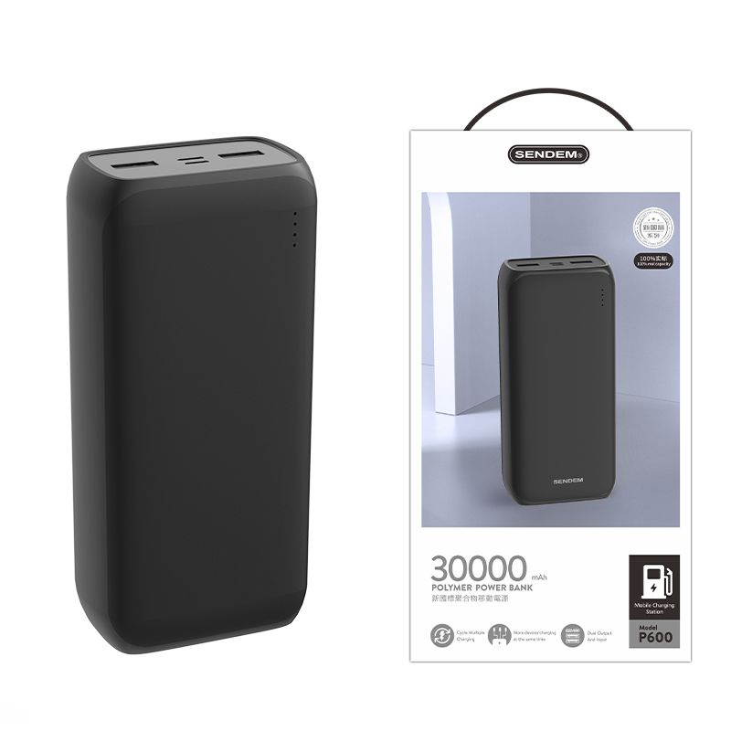 Sạc dự phòng Sendem P600 30000Mah tiêu chuẩn mới