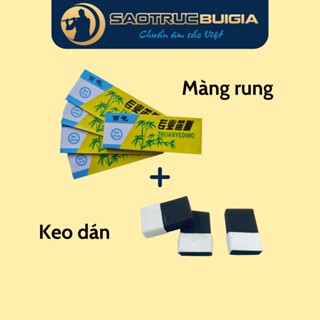 Combo màng rung sáo Dizi, Keo dán màng rung - Sáo Trúc Bùi Gia