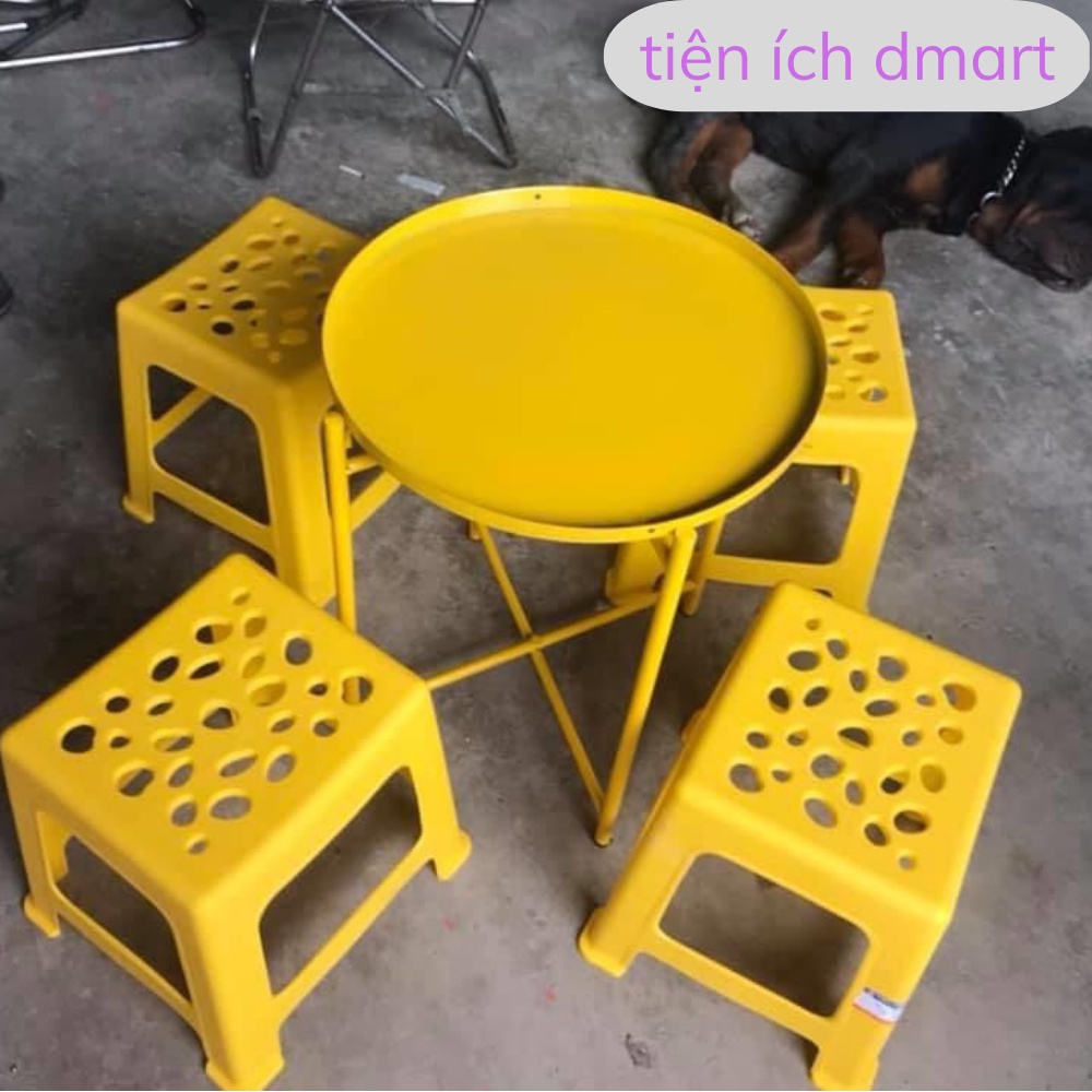 combo 10 ghế nhựa trà chanh gấp gọn, ghế trà chanh nhựa eccox