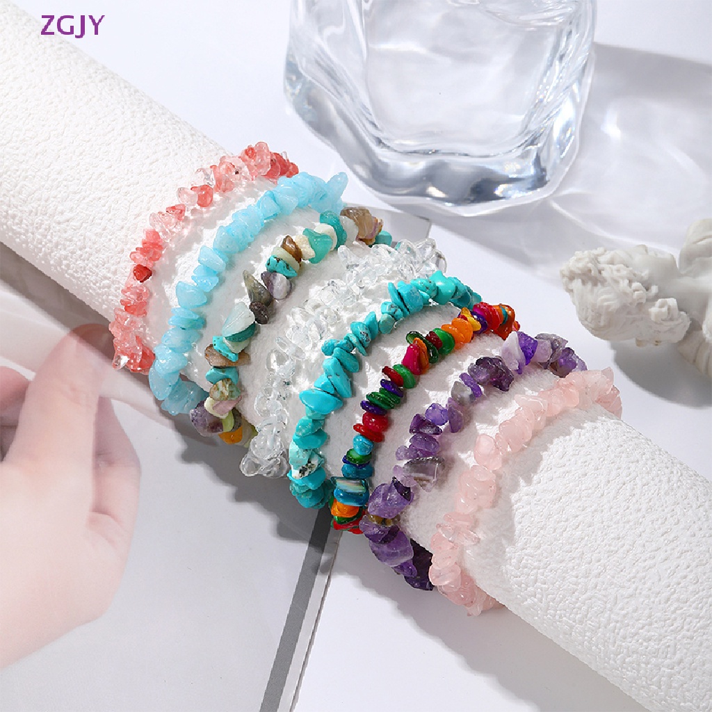 Lắc Chân Chuỗi Hạt Đá Tự Nhiên Phong Cách Bohemian Thời Trang Cho Nữ Mới