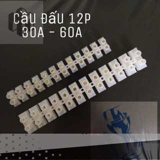 Cầu đấu điện plastics terminal 12p 30a - 60a