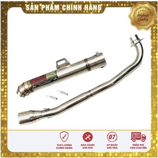 Pô kou kèm cổ inox gắn xe wave dream cub