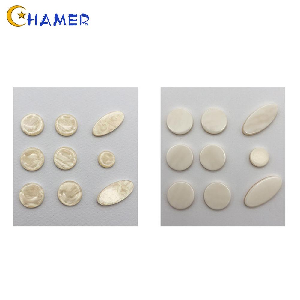 Bộ 9 Nút Bấm Màu Nâu Hình Oval Chuyên Dụng Cho Kèn Saxophone