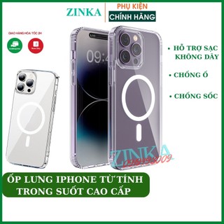 Ốp lưng iPhone Từ Tính cao cấp ốp IP hít nam châm siêu sang, viền chống sốc, chống xước ZINKA SHOP