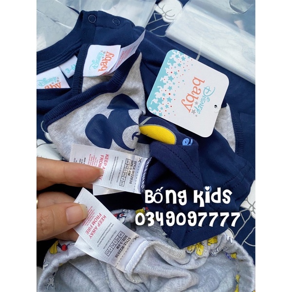 Bộ Hè Bé Trai Mickey Kèm Yếm Xanh Navy DN