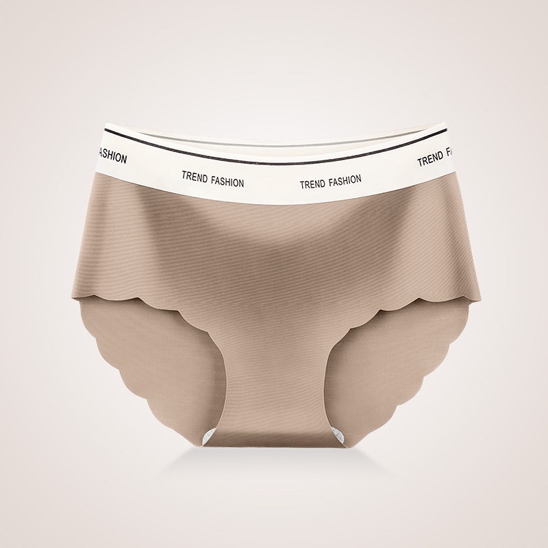 [Công Nghệ Đen Đáy Quần Lót cotton Nguyên Chất Kháng Khuẩn Lưng Vừa Không Đường May Co Giãn Thoáng Khí Phong Cách Thể Thao Cho Nữ