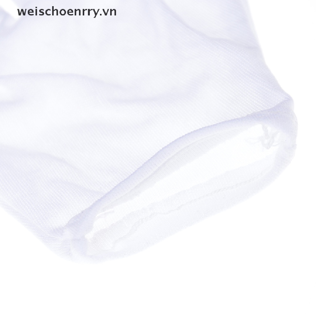 1 Đôi Găng Tay Màu Trắng Bằng Vải Cotton Để Biểu Diễn Ảo Thuật