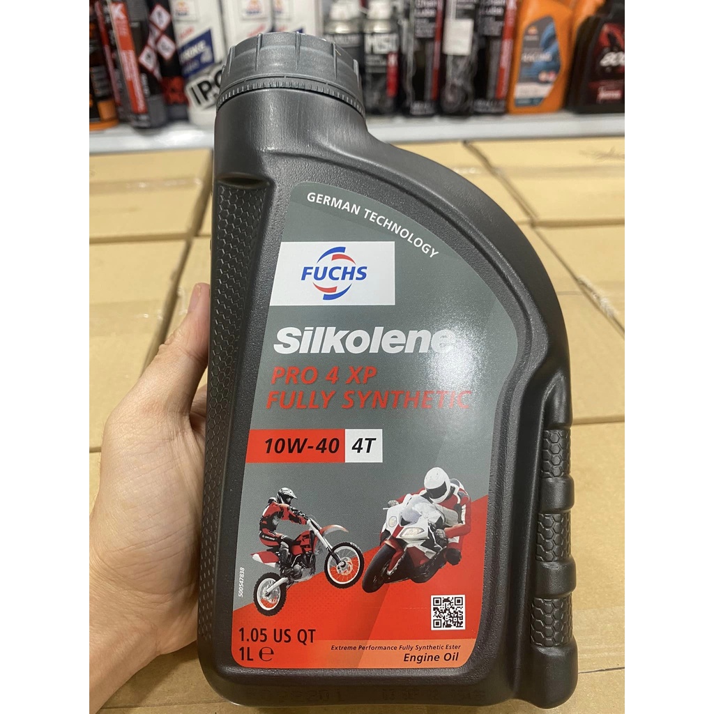 Nhớt fuchs Silkolene Pro 4 10w40 loại tem mới