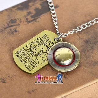 Dây Chuyền Inox Nón Luffy - One Piece