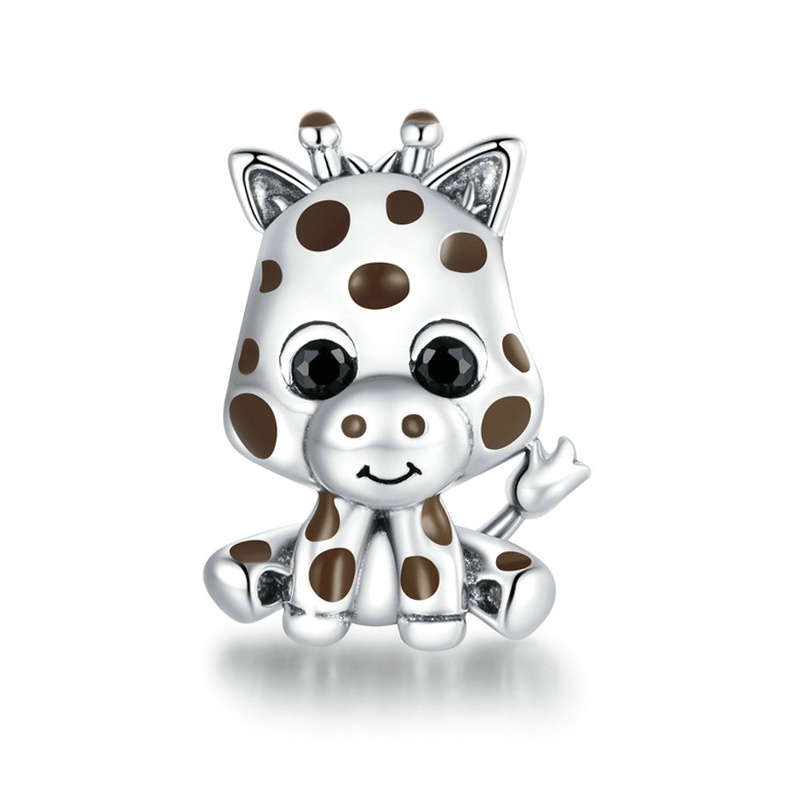 Dây Chuyền / Vòng Tay Chuỗi Hạt Màu Bạc Mặt Hình Động Vật / Cú / Chó / Chó Màu Sắc