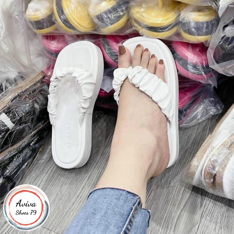 Dép kẹp mút gót 3cm quai nhúng xinh xắn hót mùa hè cho các nàng .