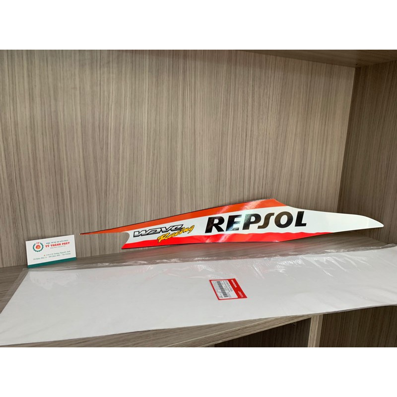 Tem xe RS Repsol Tím Cam chính hãng