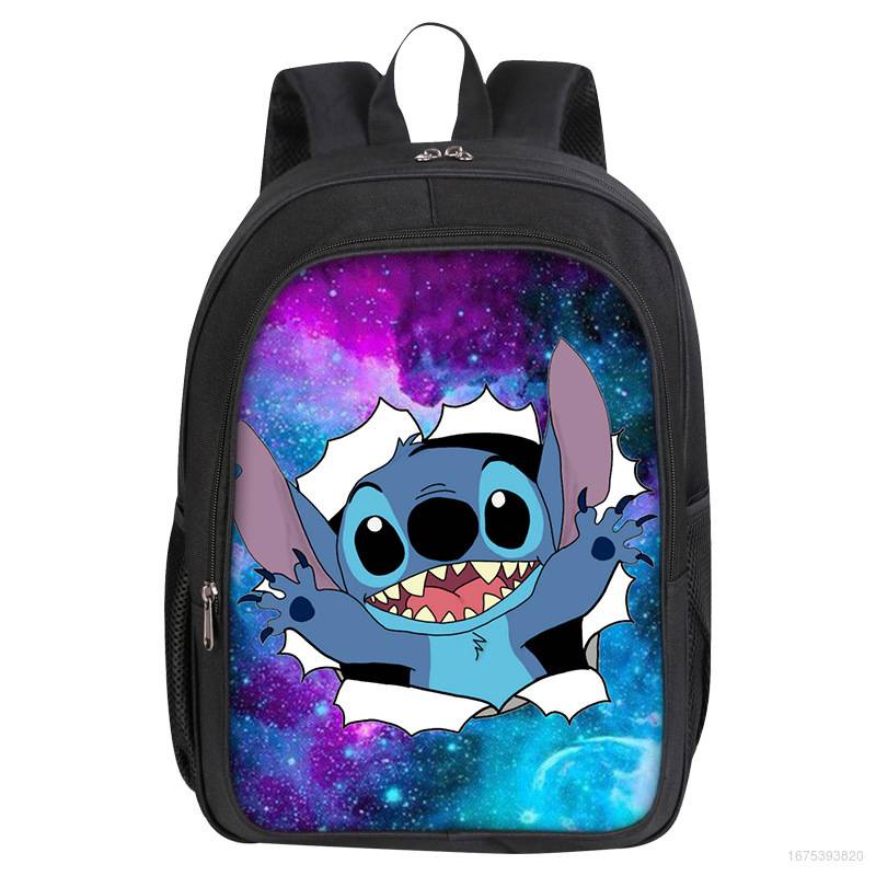Ba Lô Đi Học Cỡ Lớn Đa Năng In Họa Tiết Stitch Thời Trang Cho Nam Và Nữ