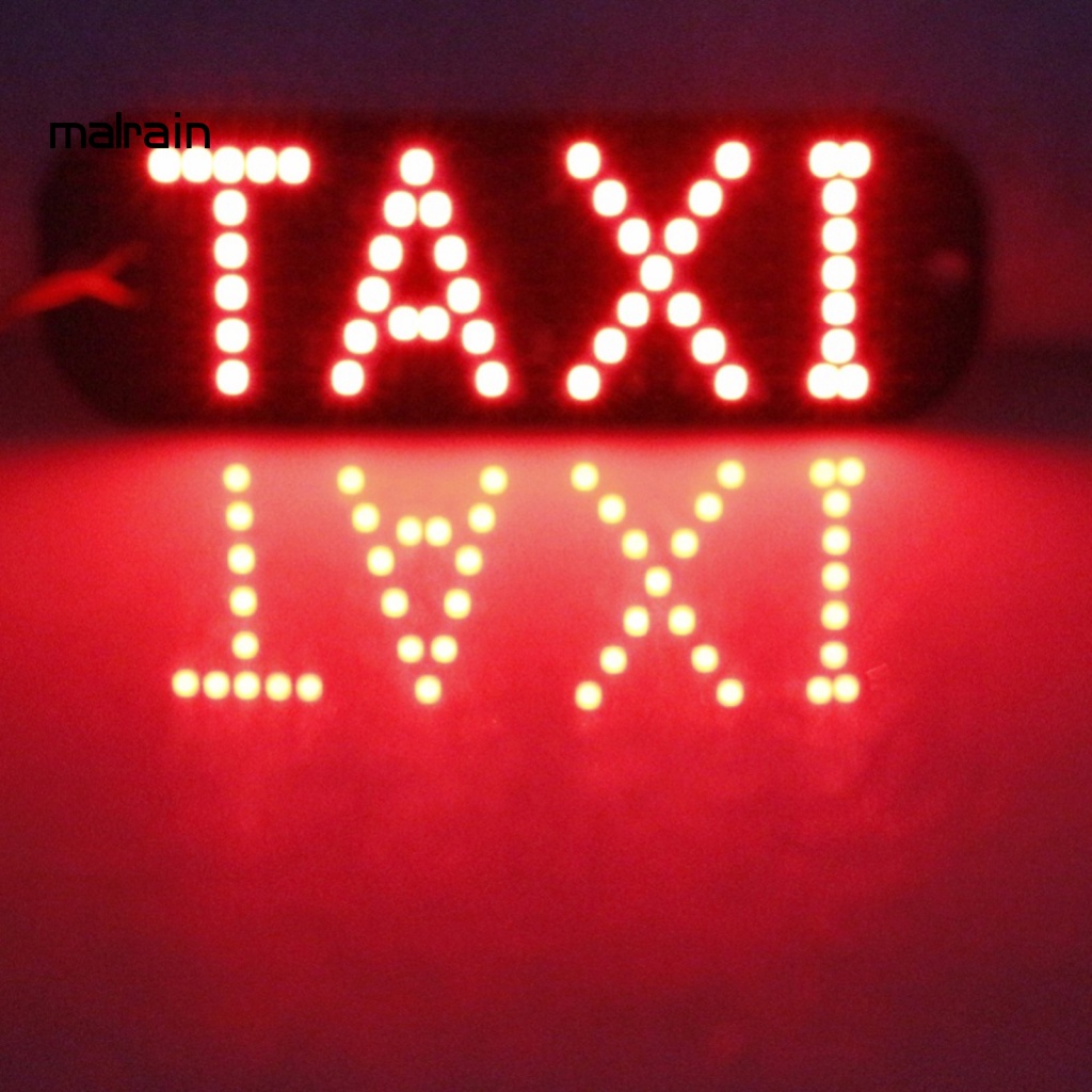 Đèn Tín Hiệu Taxi Sợi Thủy Tinh Gắn Biển Số Xe Tiện Dụng