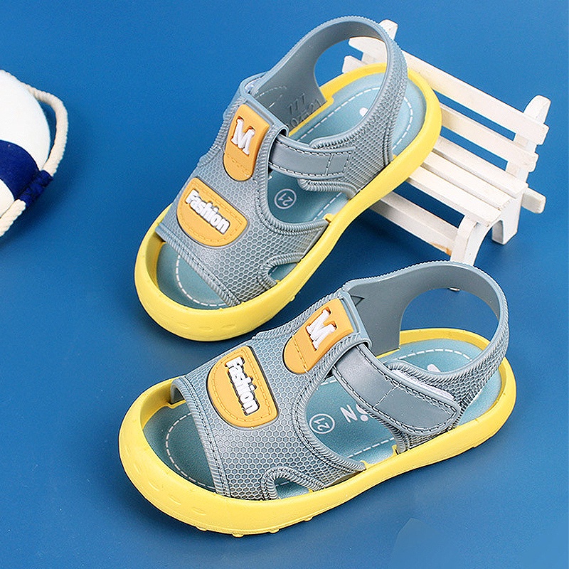 Xăng đan Đế Mềm Thoáng Khí Chống Thấm Nước Cho Bé Tập Đi