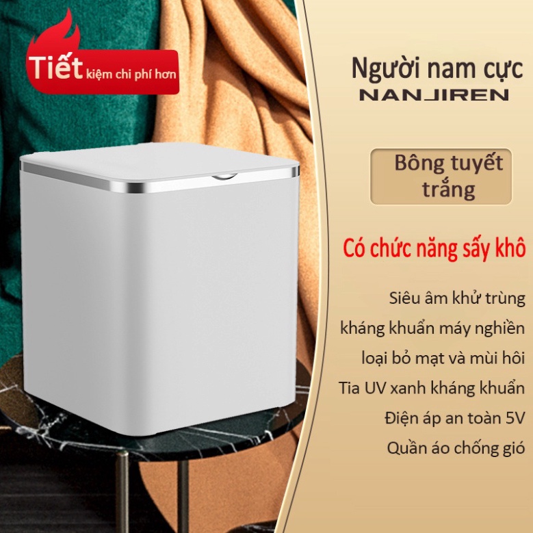 Máy Giặt Mini Youpin Bằng Sóng Siêu Âm Khử Trùng Đồ Lót / Vớ Cho Nữ - Máy Giặt Mini Gấp Gọn, Giặt Đồ Cho Bé Dung Tích 6L