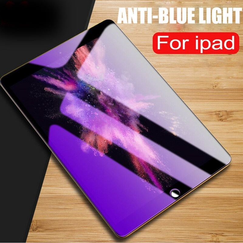 Kính Cường Lực Bảo Vệ Màn Hình Chống Ánh Sáng Xanh Cho iPad Pro 10.5 11 9.7 inch Air 3 2 Mini 4 6 5 2019 7th