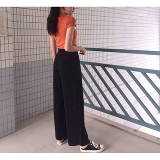 ORDER Quần ống suông basic