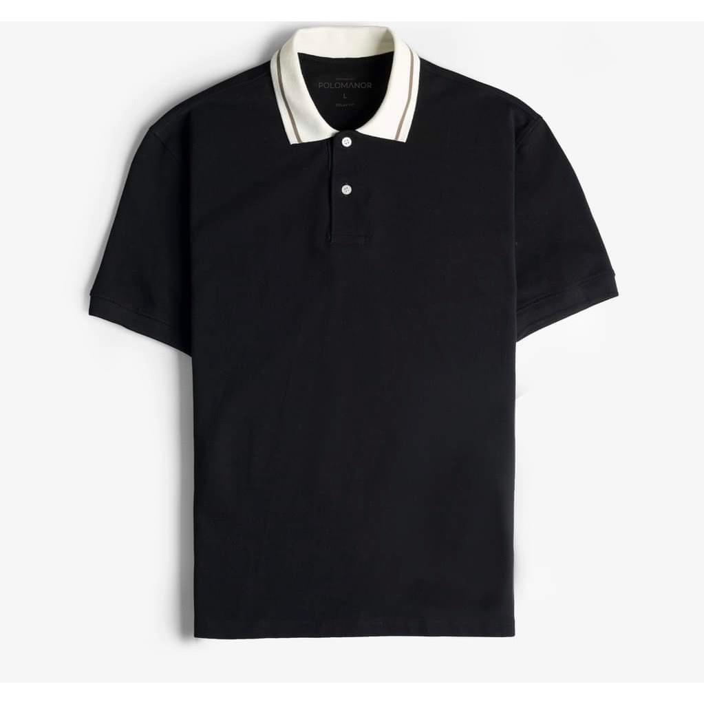 Áo Polo nam có cổ UGO-NAVY vải cá sấu cotton UNI, nam tính, thanh lịch, sang trọng