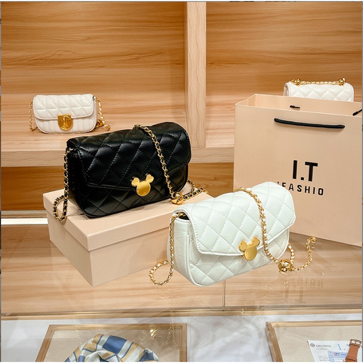 Túi xách nữ khóa hình chuột dễ thương chất da mềm mịn cực xịn xò Capucha T253