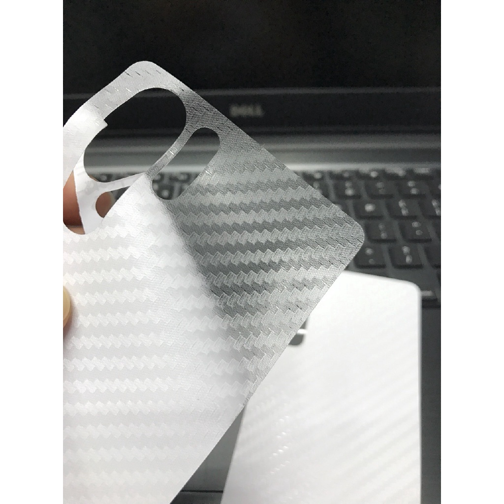 Set 5 miếng dán carbon mặt lưng điện thoại cho Xiaomi POCO F5 F6 C65 X5 M5 M5s M6 F4 X4 GT C40