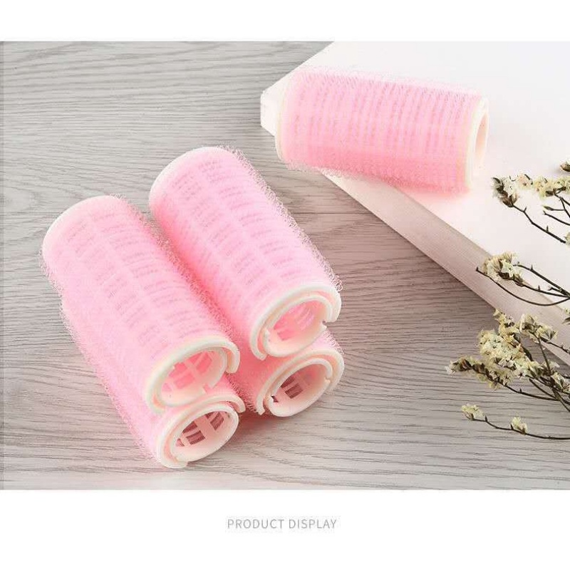 Kẹp Uốn Tóc Tự Dính Bằng Nhựa Thời Trang Hàn Quốc Cho Nữ