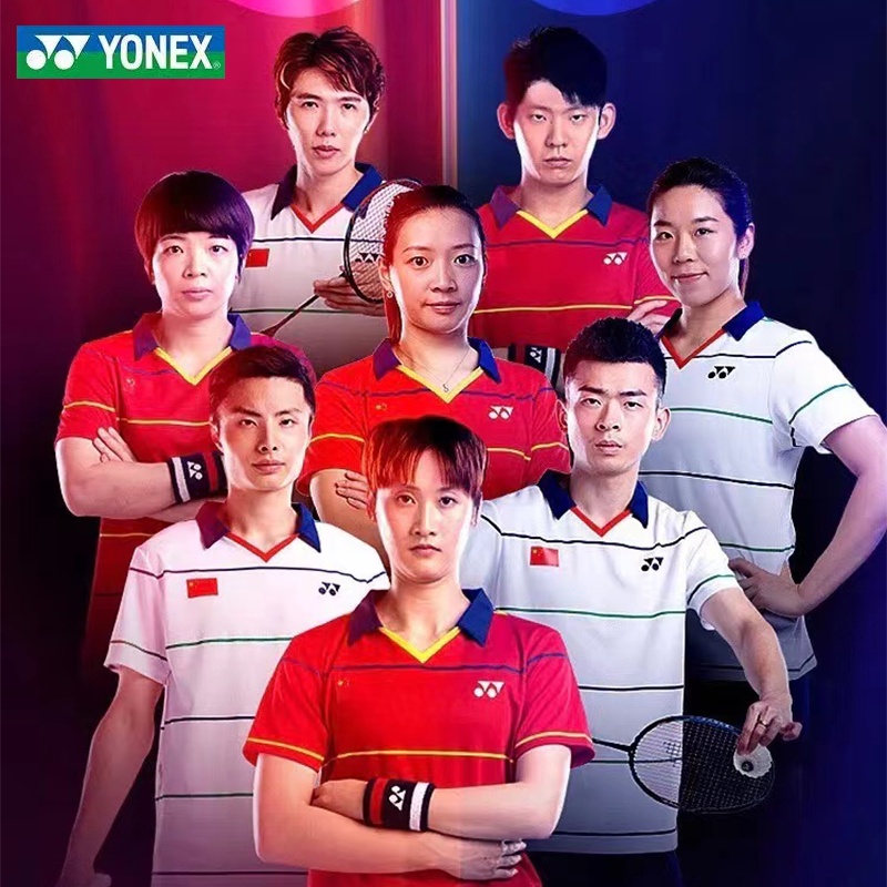 Áo Thun Cầu Lông Yonex Tay Ngắn Thoáng Khí Nhanh Khô Phong Cách Trung Hoa Cho Nam Và Nữ