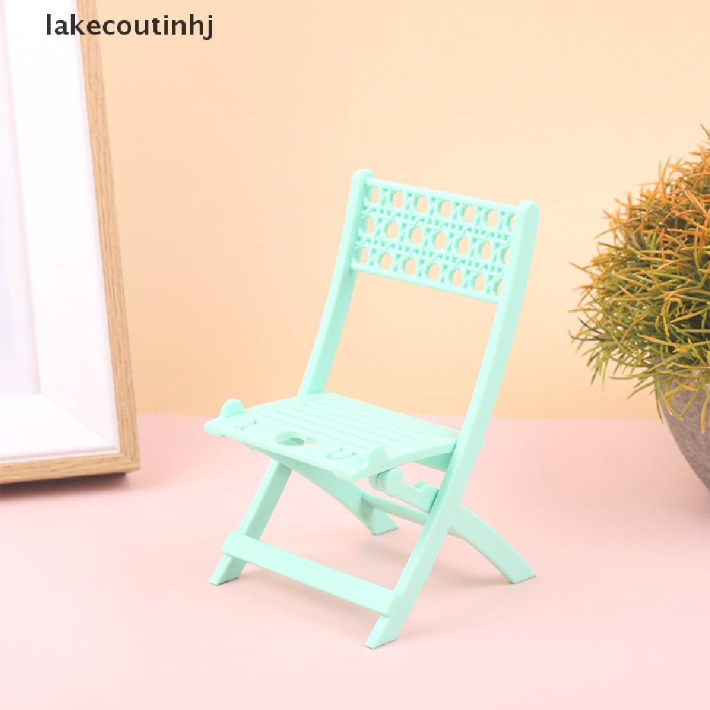 Giá Đỡ Điện Thoại / Ghế Xếp Mini Trang Trí Nhà Búp Bê